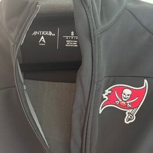 Women's Black Jacket with Tampa Bay Bucaneers Logo